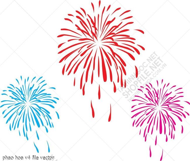 phao hoa v4 file vector